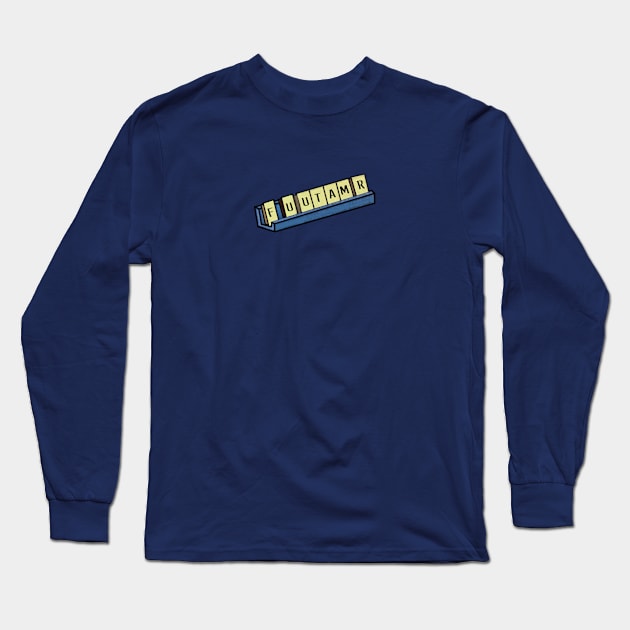 3D Scrabble Long Sleeve T-Shirt by Eugene and Jonnie Tee's